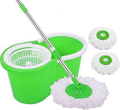 Gr Traders Pnp Spin Mop Floor Cleaner with Bucket Set Offer for Best 360 Degree Easy Magic Cleaning Mop Set