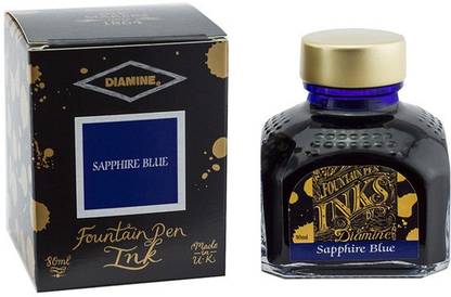 DIAMINE SAPPHIRE BLUE 80 ML Ink Bottle