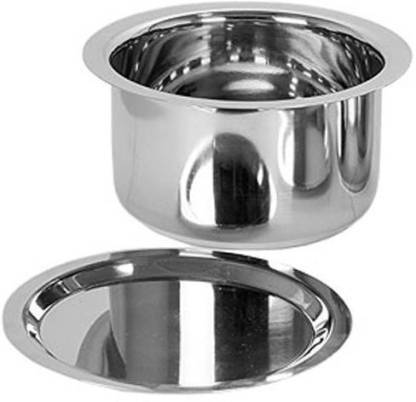 Astha Stainless Steel Tope Patila tope/tapeli/patila/bhagona Pot 5 litres Tope With Lid (Stainless Steel) with Lid 5 L capacity 17 cm diameter