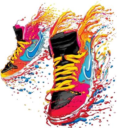 Sahaj Décor 43 cm Shoes With Various Color Magnetic Sticker