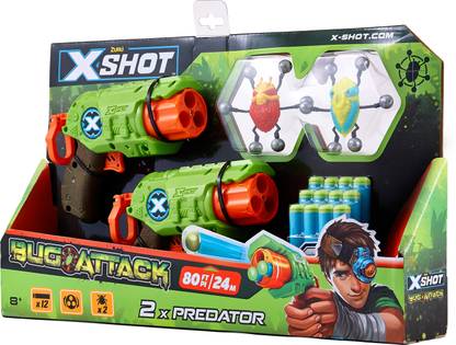 Zuru X-Shot - Bug Attack-Predator Combo Pack Guns & Darts