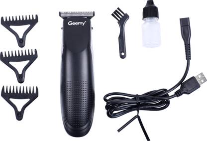 Geemy GM 6252 Trimmer 60 min  Runtime 4 Length Settings