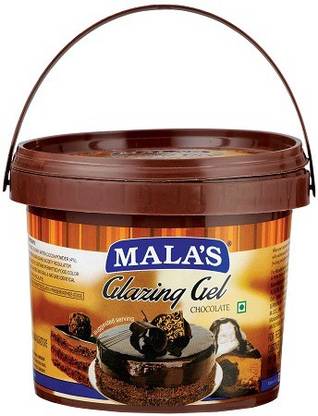 mala's Chocolate Glaze Gel 1kg Bucket Topping