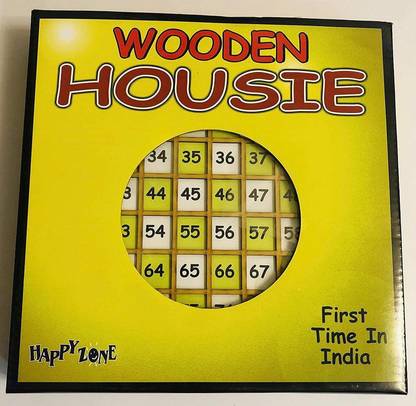 TSD MART Wooden Housie/Tambola/90 Ball BINGO Board Game Party & Fun Board Game