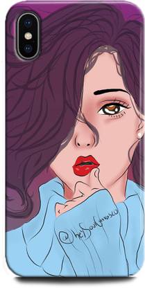 WallCraft Back Cover for Apple iPhone X GIRL, CRY, SAD, ANIME, ABSTRACT ART