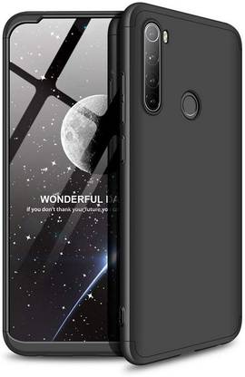 JMA Front & Back Case for Mi Redmi Note 8 , Gkk 360° Full Body Protection Double Dip Matte Slim Case