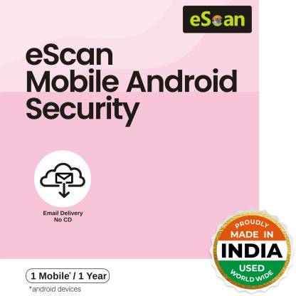 ESCAN 1� Device Mobile 1 Year Mobile Security for Android (Email Delivery - No CD)
