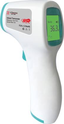 I-Thermo GP-300 Multi Function Non-Contact Forehead Infrared Thermometer with IR Sensor and Color Changing Display Thermometer