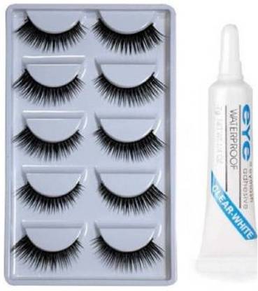 Uchiha 5 Pair Of False Eyelashes With Glue