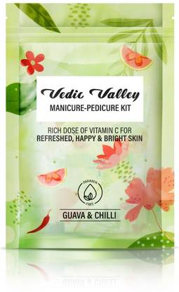 Vedic Valley Manicure Pedicure Guava & Chilli 5 step kit