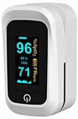 Sr Biotech oxy pulse meter with PI index (color as per availablity) Pulse Oximeter