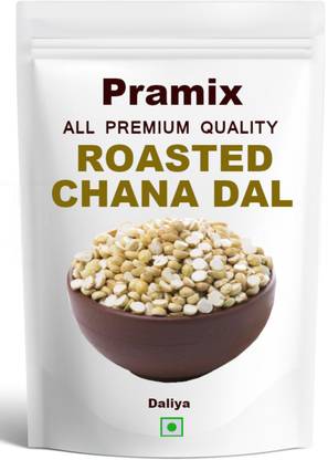 Pramix Fresh Organic Roasted Chana Dal / Bengal Gram / Daliya 1 kg