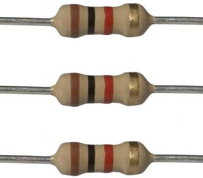 HOBBYTRONICS 51K Ohm CFR - Pack of 100 Fixed Resistor