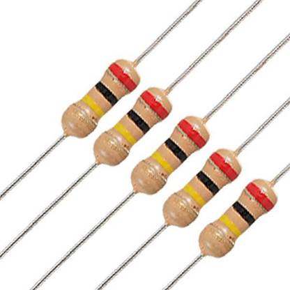 HOBBYTRONICS 390 Ohm CFR - Pack of 100 Fixed Resistor