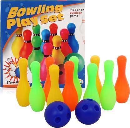Sai krishna traders Ekta Bowling Set 10 Pins Party & Fun Board Game