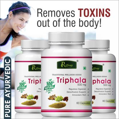 Riffway Triphla Multivitamin Maintain Digestive Regularity,Relieve Constipation