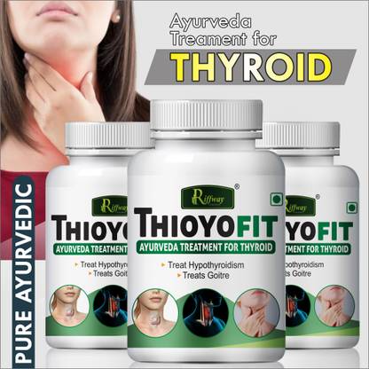 Riffway Thioyofit Tablet To Normalizes Thyroid Function, Relief Stress 100%Natural