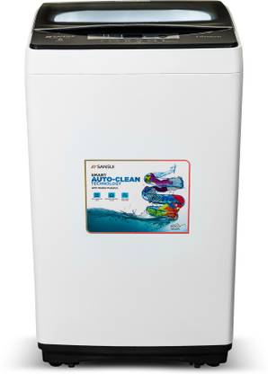 Sansui 8 kg Even Wash Technology Fully Automatic Top Load Washing Machine White