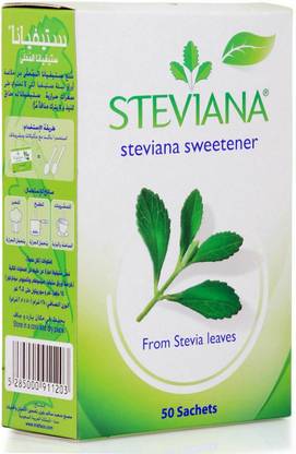 Steviana Sweetener From Stevia Leaves 50 sachets Sweetener