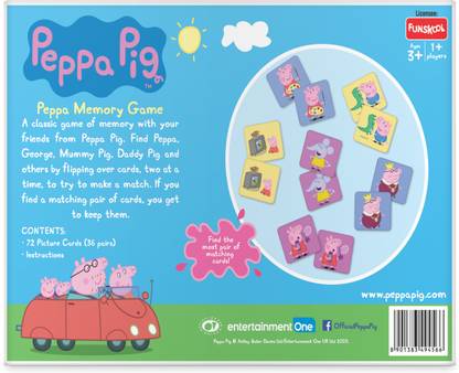 FUNSKOOL Games Peppa Pig Memory Game Educational Board Games