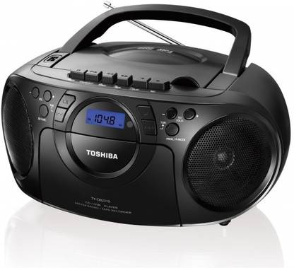 TOSHIBA TY-CKU310 Portable CD/USB Radio Cassette Recorder FM Radio