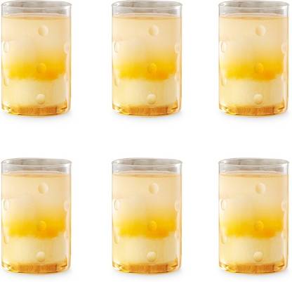 BOROSIL (Pack of 6) BN430120030 Glass Set Water/Juice Glass