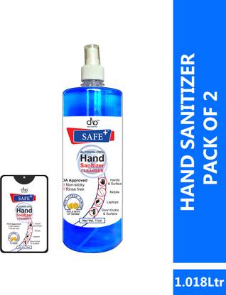 DNA Lifestyle Safe+  Cleanser Spray - 1 ltr Sanitizer Spray Pump Dispenser