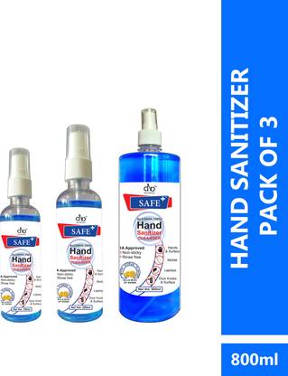 DNA Lifestyle Safe+  Cleanser - 800ml Hand Sanitizer Bottle