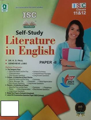 ISC SELF-STUDY LITERATURE IN ENGLISH CLASSES 11 & 12 PAPER-II