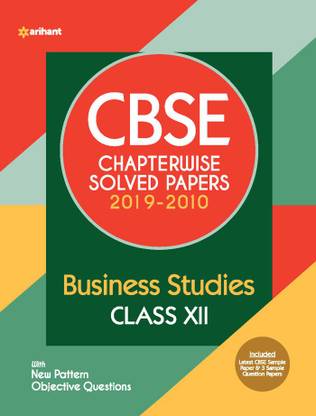 Cbse Business Studies Chapterwise Solved Paper Class 12 for 2021 Exam