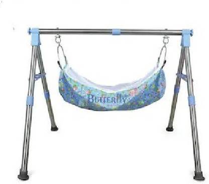 Hind Enterprise Round Pipe Cradle C-13 With Light Blue Hammock