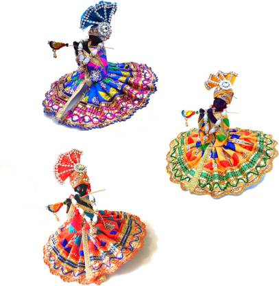 Vrinda Banke Bihari Poshak, 2 Number Poshak Laddu Gopal, Janmastmi Special, Poshak, Kanha Poshak Dress