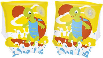 DIVI DIVINE Bestway Swim Arm Bands, Swimming Ring for Pool/Beach for Kids (Yellow, Pack of 1) Swim Floatation Belt