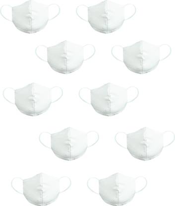 DFR 3.WHITE4 Water Resistant, Reusable, Washable Cloth Mask