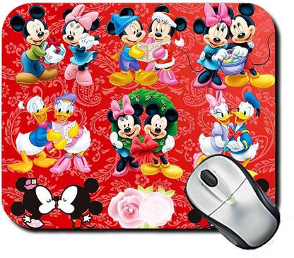 NONA STORE Premium Mouse Pad Mickey Mouse Design Non Slip Base Mousepad