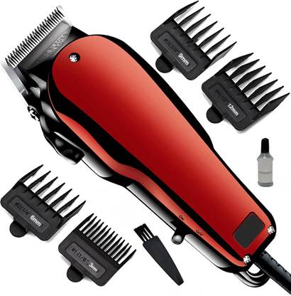 GMY Waterproof Corded Beard Mustache Trimmer Hair Clipper (0.8mm to 12mm Range) 49 Grooming Kit 0 min  Runtime 9 Length Settings