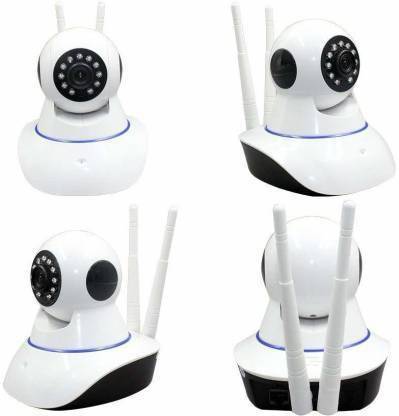 Gannu Security Camera 1080P Resolution, Rotatable Video Dual Antenna Webcam 1080 HD  Webcam with Built-In Microphone with Night Vision Ethernet Connectivity