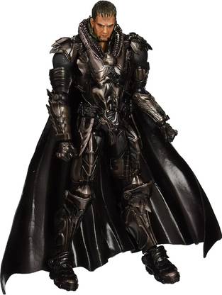 Square Enix Man Of Steel General Zod Action Figure (Black) [Cat_4989]