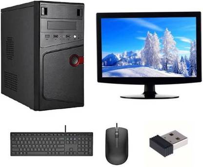 FASTTEST assembled desktop with 18.5 inch monitor with key board and mouse ups speaker and combo Core i5 (4 GB DDR3/1 TB/512 GB SSD/Linux/0/18.5 Inch Screen/B082Q2FK9Y)
