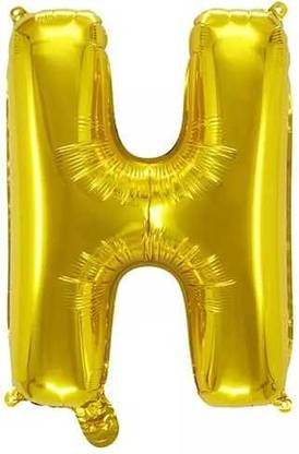 gorgeous moment Solid FOIL LETTER TOY BALLOON "H" WORD ALPHABET Balloon