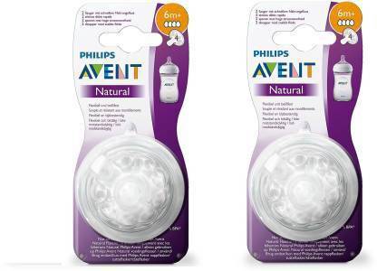 Philips Avent Natural Nipple Combo 6m+ Fast Flow Nipple