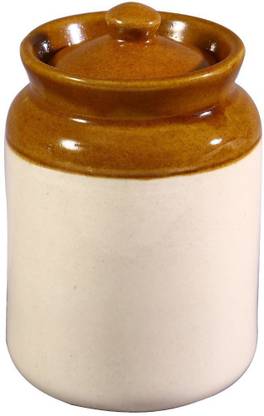 THE HIMALAYA CRAFT Ceramic Pickle Jar  - 2000 ml