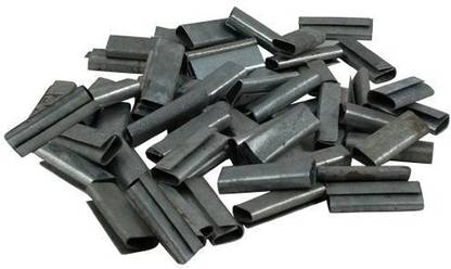 Tinax 32 mm 45 pieces clips 32 mm Metal Clip Tool Strapping Clips in Pieces Quantity (45, 32 mm) Manual Crimper