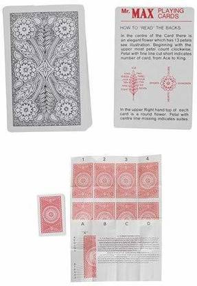 R.s.Magic Tricks Cheating Playing Cards Marked Cards 2 Decks (Pack of 2) Card magic Gag Toy