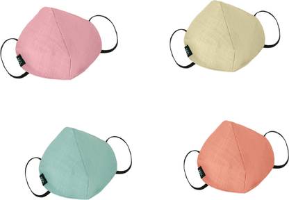 Nea COTTON 3-LAYER REUSABLE ANTI - VIRUS; ANTI - POLLUTION FASHIONABLE RESPIRATORY PROTECTIVE FACE MASK (MULTICOLOR) Cotton 3- Layer N-95 WASHABLE FABRIC Reusable, Washable