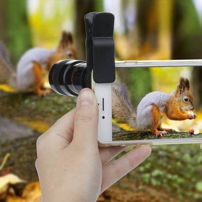 MerePere 8X Zoom DSLR Blur Background Effect Mobile Telescope Lens kit for All Mobile Camera and Android & iOS Devices Mi-6 Mobile Phone Lens for TikTok & Youtubers Mobile Phone Lens Mobile Phone Lens