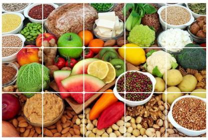 Decoration Designs 91 cm vegan pepperoniWallpaper/Wall Sticker Multicolour - Kitchen Wall Coverings Area ( 60Cm X 91Cm ) Self Adhesive Sticker