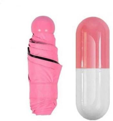 ulfat Ultra Light and Small Mini Umbrella with Cute Capsule Case,5 Folding Compact Pocket Umbrella