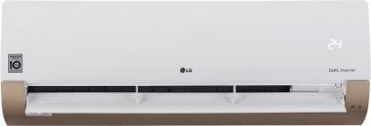 LG 1 Ton 3 Star Split Dual Inverter Smart AC with Wi-fi Connect  - White, Gold