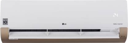 LG 1 Ton 3 Star Split Dual Inverter Smart AC with Wi-fi Connect  - White, Gold